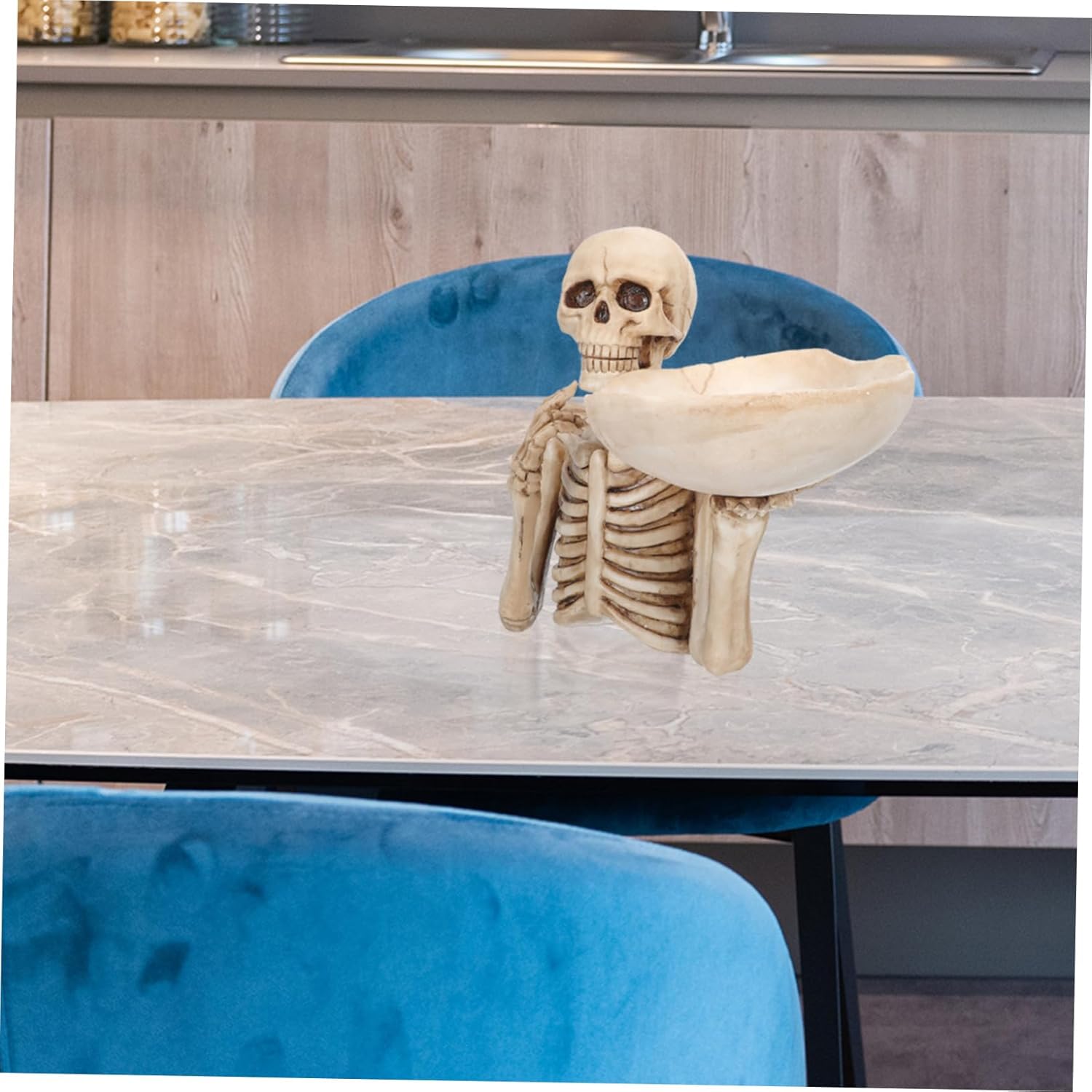 Ciieeo Modern Household Ornament Skeleton Design Fruit Plate Desktop Decoration Skeleton Ornaments Creative Storage Tray