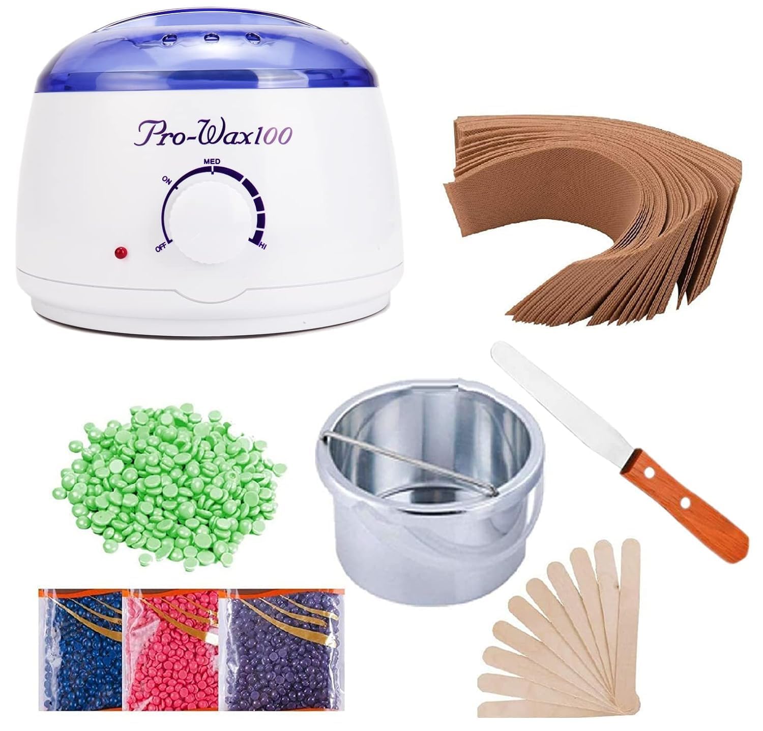 Pro Wax Heater and Warmer for Women & Men Hot Wax Kit with Adjustable Temperature Electric Paraffin Wax Machine for Salon & Home Spa Use (Multicolor, Pack of 1) Pro Wax Heater and Warmer for Women & Men Hot Wax Kit with Adjustable Temperature Electric Paraffin Wax Machine for Salon & Home Spa Use (Multicolor, Pack of 1)