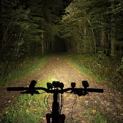 Miniatura 9 de Magicshine Monteer 5000S - Faro delantero para bicicleta de montaña, 5000 lúmenes de salida máxima verificada. Foco de luz de inundación de 3200