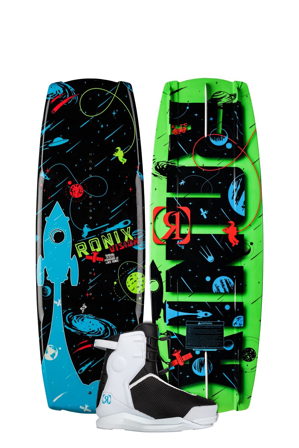 Ronix Wakeboard Package 120 - Vision Wakeboard w/Vision Pro Boot - 8-9