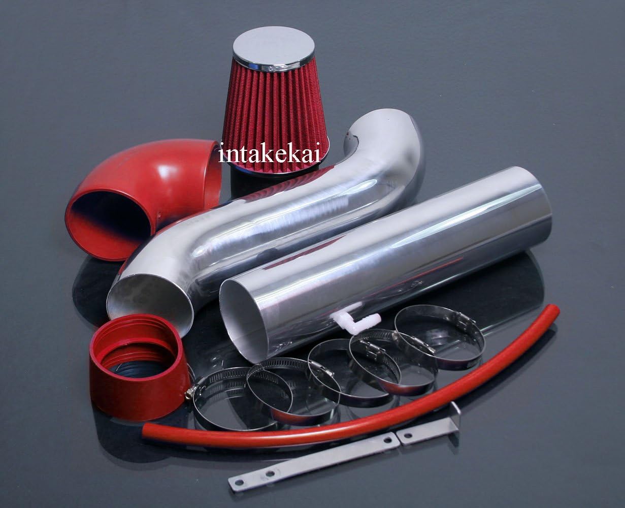 INTAKEKAI Performance Air Intake (Compatible with 2005-2010 JEEP GRAND CHEROKEE 5.7L 6.1l V8 HEMI / 2006-2010 JEEP COMMANDER 5.7L HEMI MODELS) (RED)