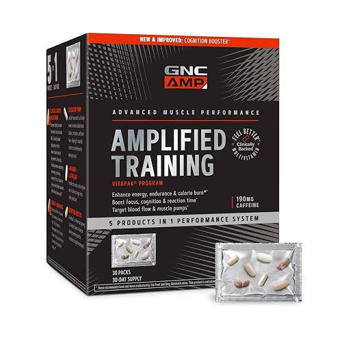 GNC Amp Training Vitapak, 30 Packs