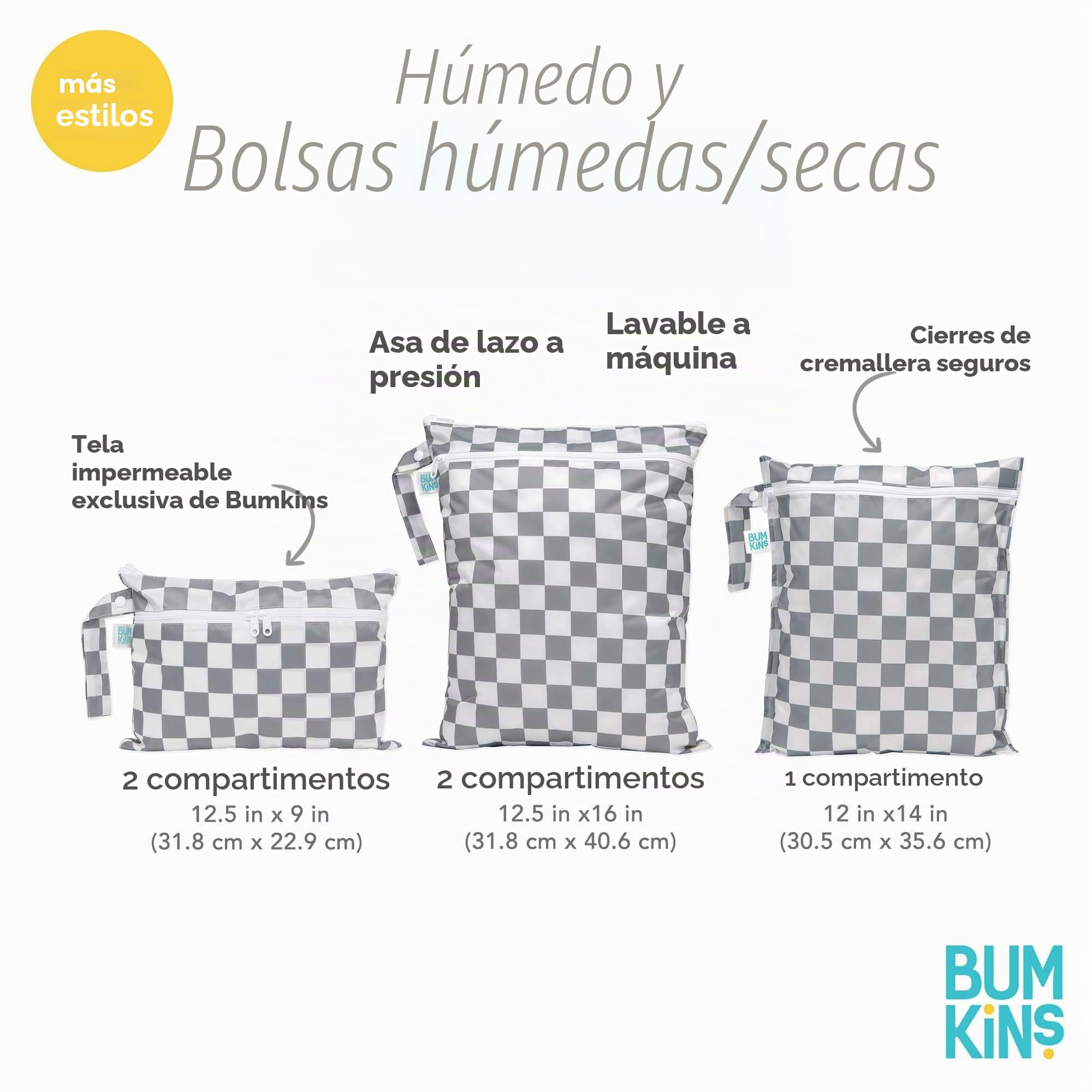 Bolsa Impermeable Reutilizable con Cremallera