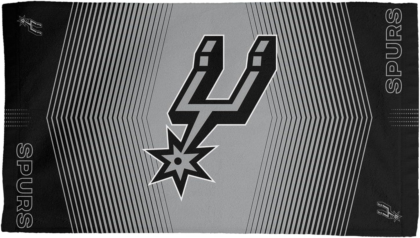NORTHWEST San Antonio Spurs NBA Hussle Micro Fiber Sports Towel 24 x 42 Inches