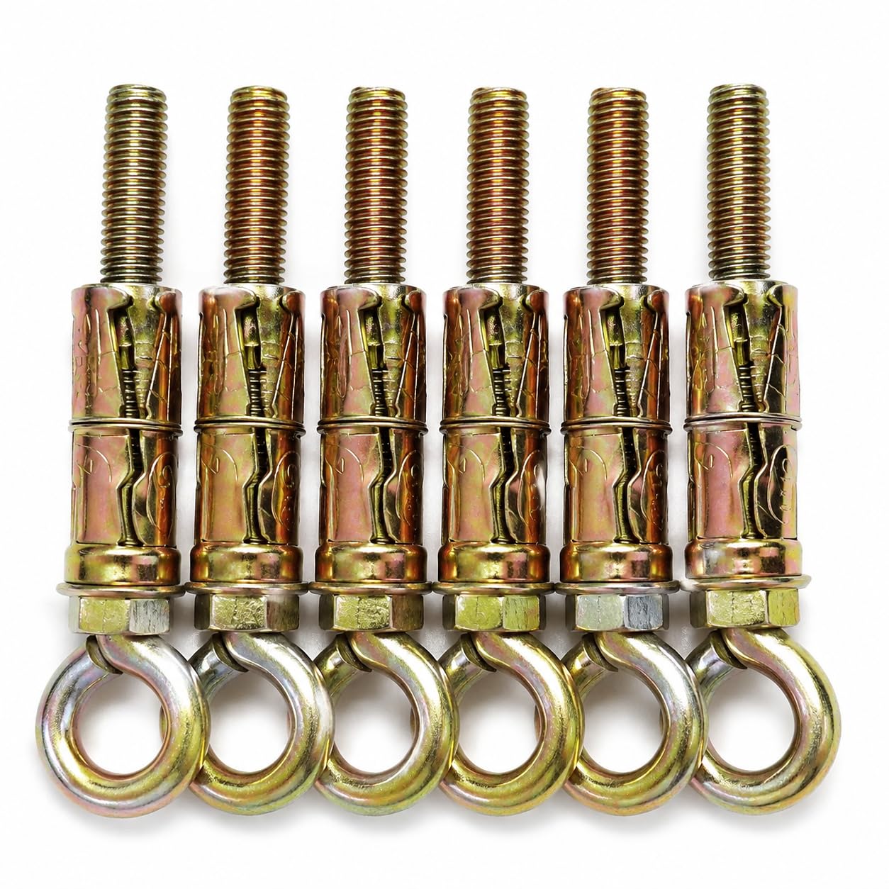 Pure Source India Swing Anchor Fasteners Hook for Hanging Swing, 12 mm, 6 Piece, Metal, Gold — Amazon image 7