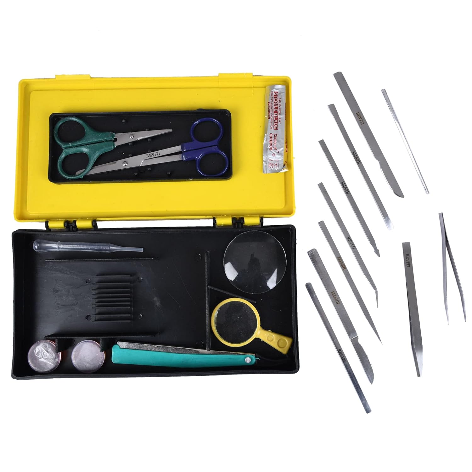 Reviti 19 pc Dissection Box for Biology Lab Anatomy zoology and