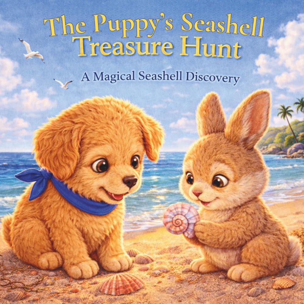 The Puppy’s Seashell Treasure Hunt: A Magical Seashell Discovery