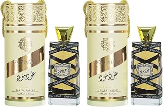 Lattafa Oud Mood - Perfume For Unisex - Eau De Parfum, 100 Ml (Pack of 2)