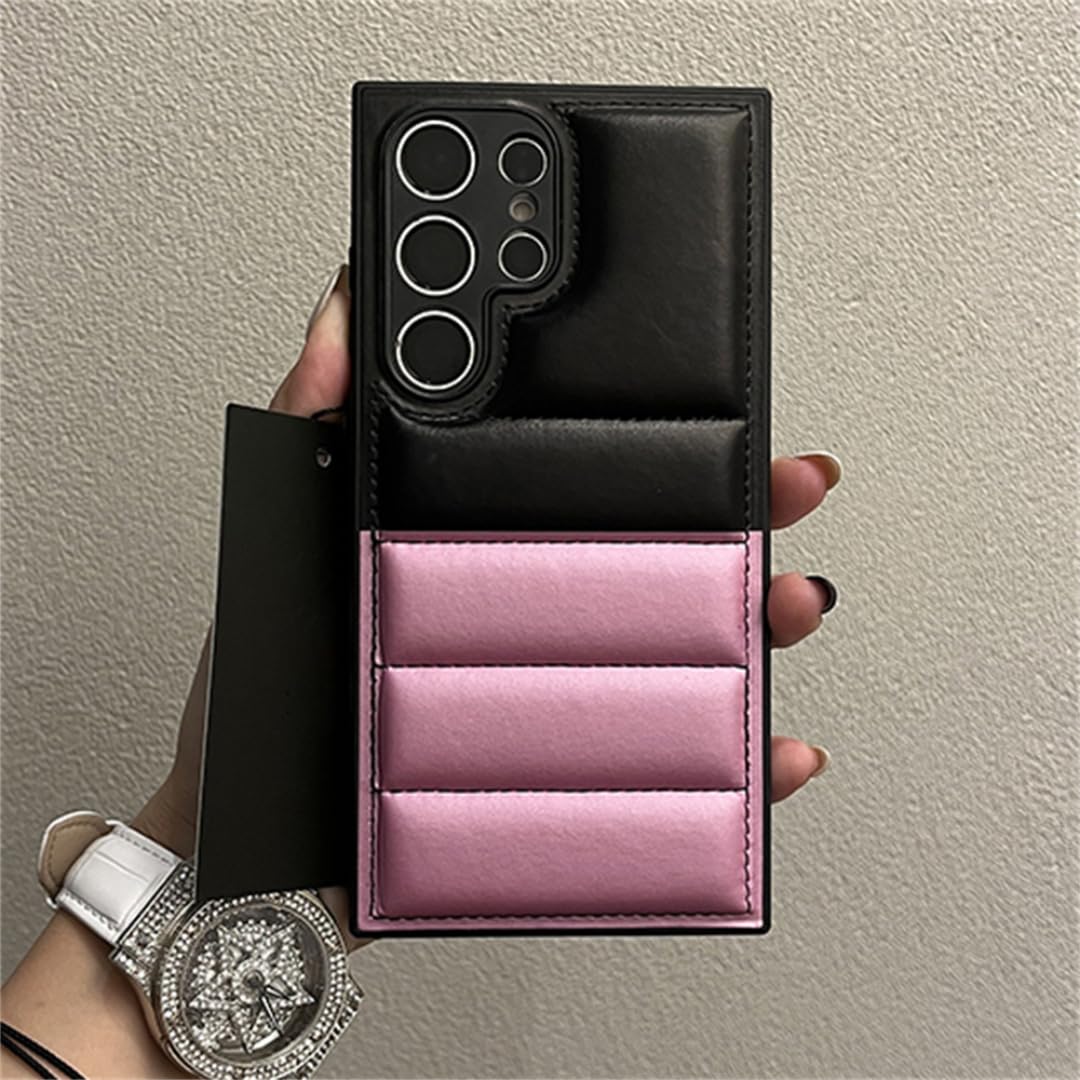 Coque S25 Plus rose antichoc en TPU souple pour smartphone