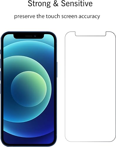 Miniatura 77 de Ailun - Protector de pantalla de cristal compatible con iPhone 12/iPhone, 12 Pro 2020 (6.1 pulgadas, 3 unidades). Vidrio templado amigable.