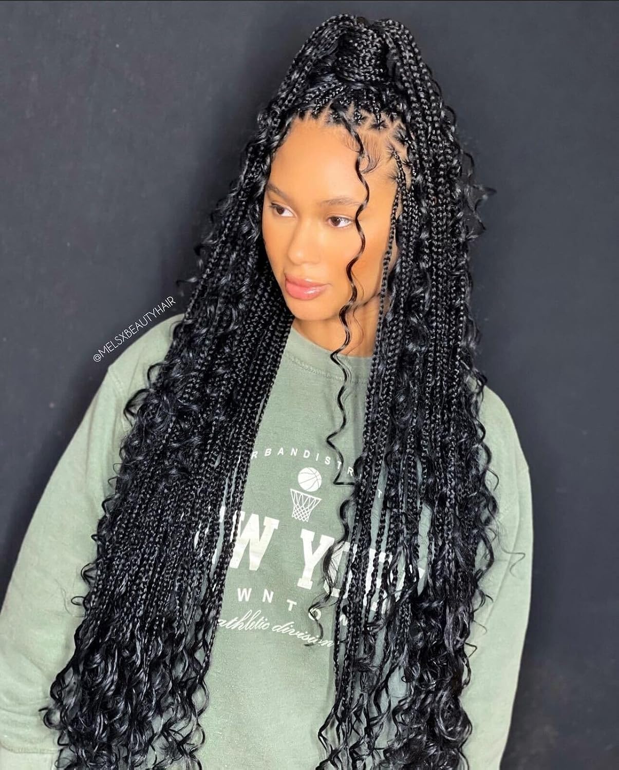 Dosso Beauty 3 Pack Hypoallergenic Pre-Stretched Braiding Hair, 28 Inches, Itch-Free, Fast Drying, Hot Water Set, Light-weight-85g, Synthetic, Natural Looking color-(#1)