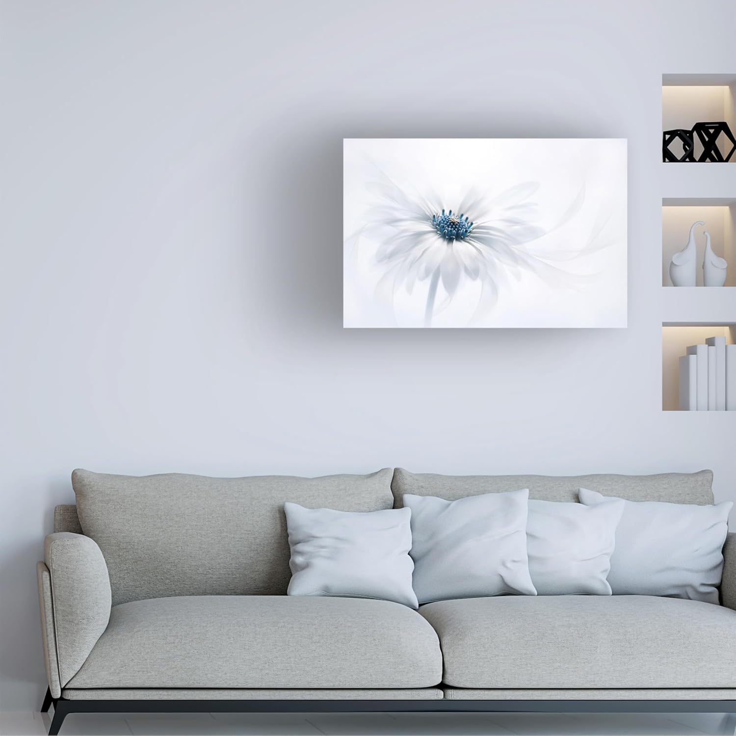 Wrapped Canvas Wall Art - Jacky Parker 'Serenity' Wall Art for Living Room, Bedroom, or Office Décor - 16x24