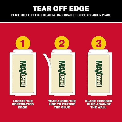 Miniatura 5 de Catchmaster Max-Catch - Trampa de pegamento para ratones e insectos, 72 unidades, trampas para ratones interiores para el hogar, bandeja adhesiva