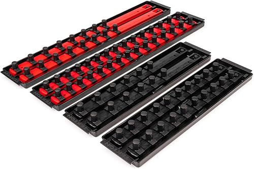 TEKTON Juego de riel y bandeja de enchufe de 12 pulgada (78 herramientas)  OST92901