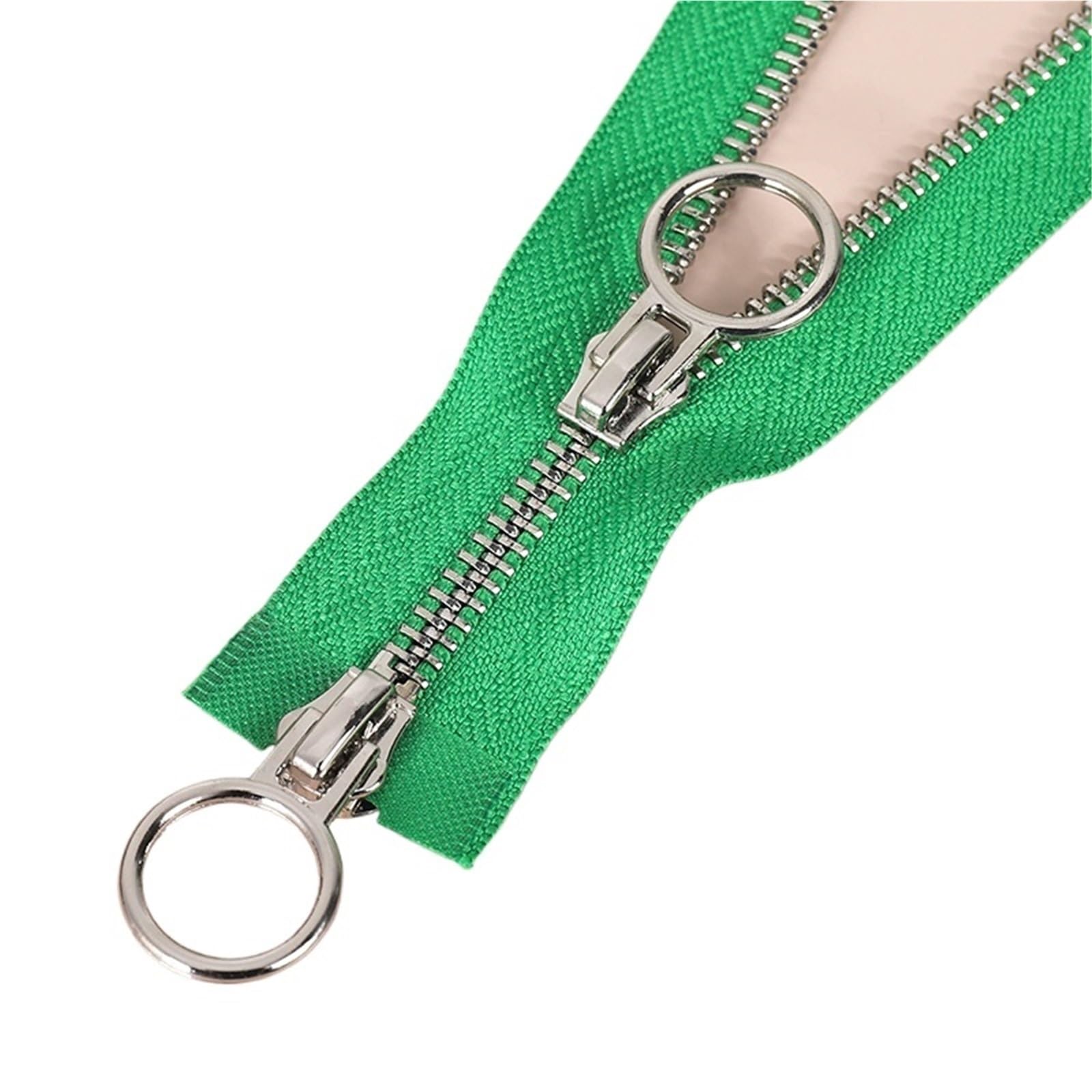 Zippers Sewing, 2-Way Separating Zipper #5 Multicolor 60-150cm(Green-70cm)
