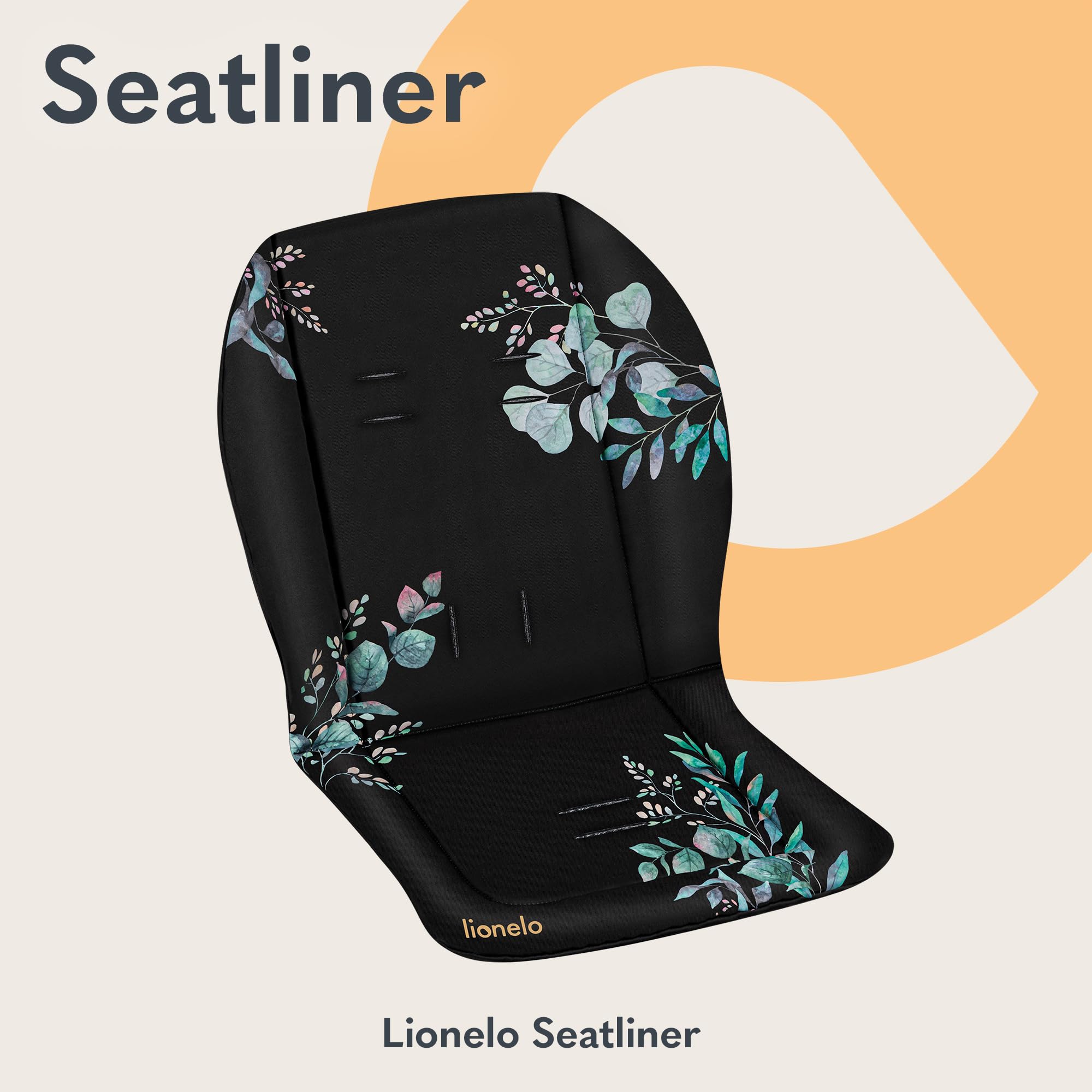 lionelo SEATLINER Materassino universale copriseduta per passeggino, materiale impermeabile double-face, compatibile con la maggior parte dei passeggini, copriseduta morbido per passeggino