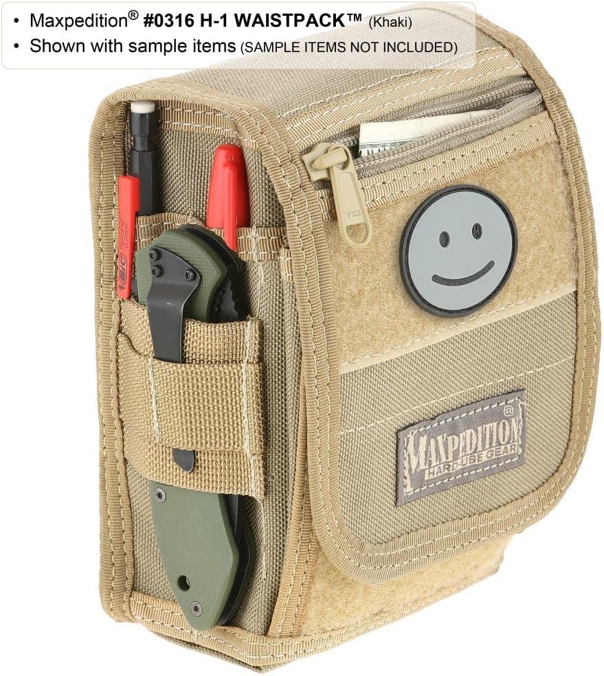 Maxpedition H-1 Waistpack, Black : Sports & Outdoors