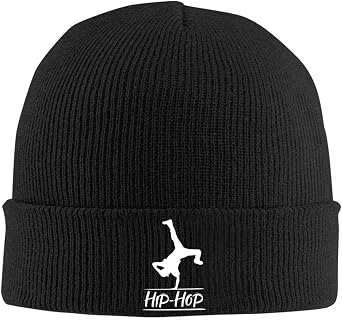 Vintage Hip Hop Breakdance Adult Knitted Hat Beanie Winter Warm Skull Hat - Men Women
