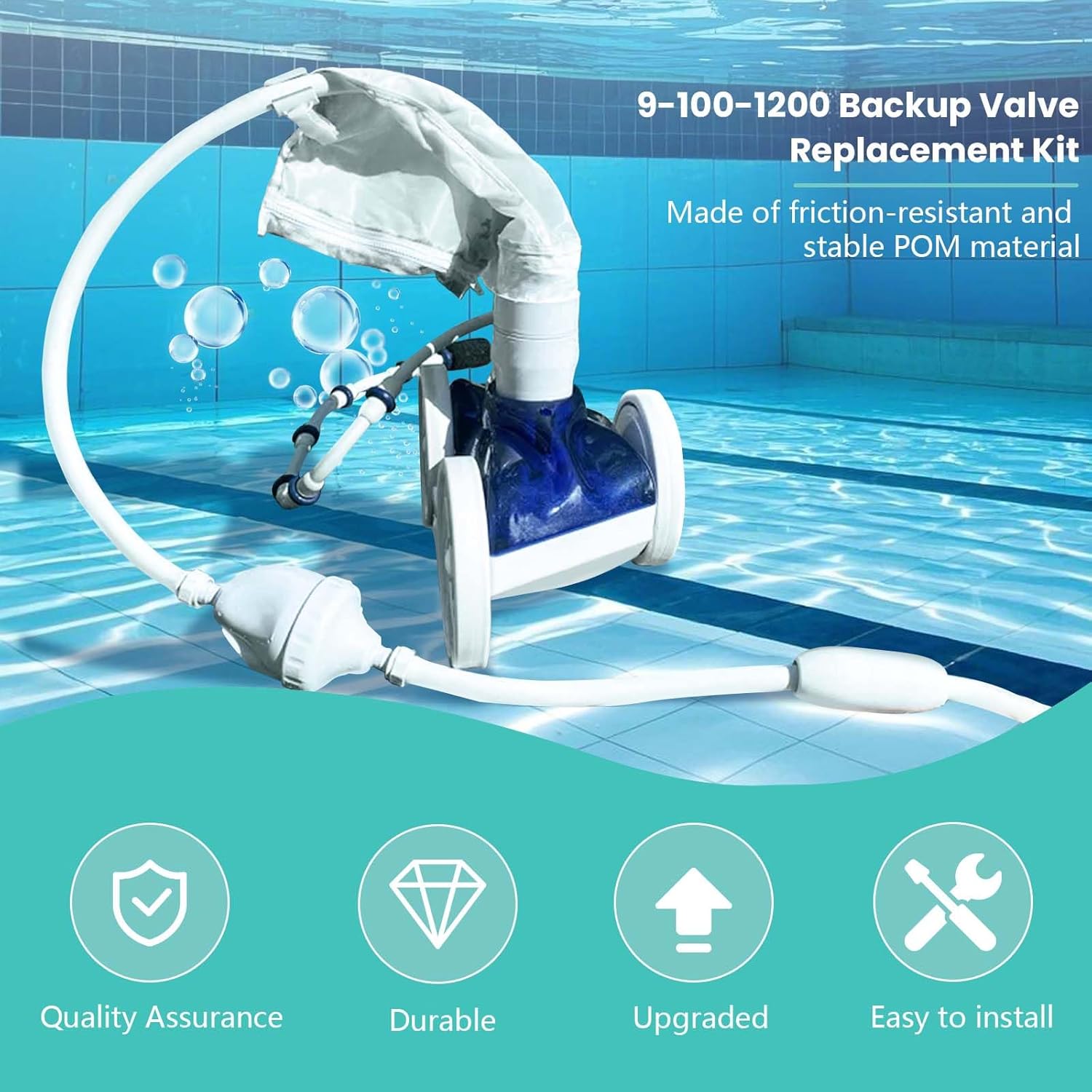 9-100-1200 Backup Valve Kit Compatible with Polaris 360 Pool Cleaner