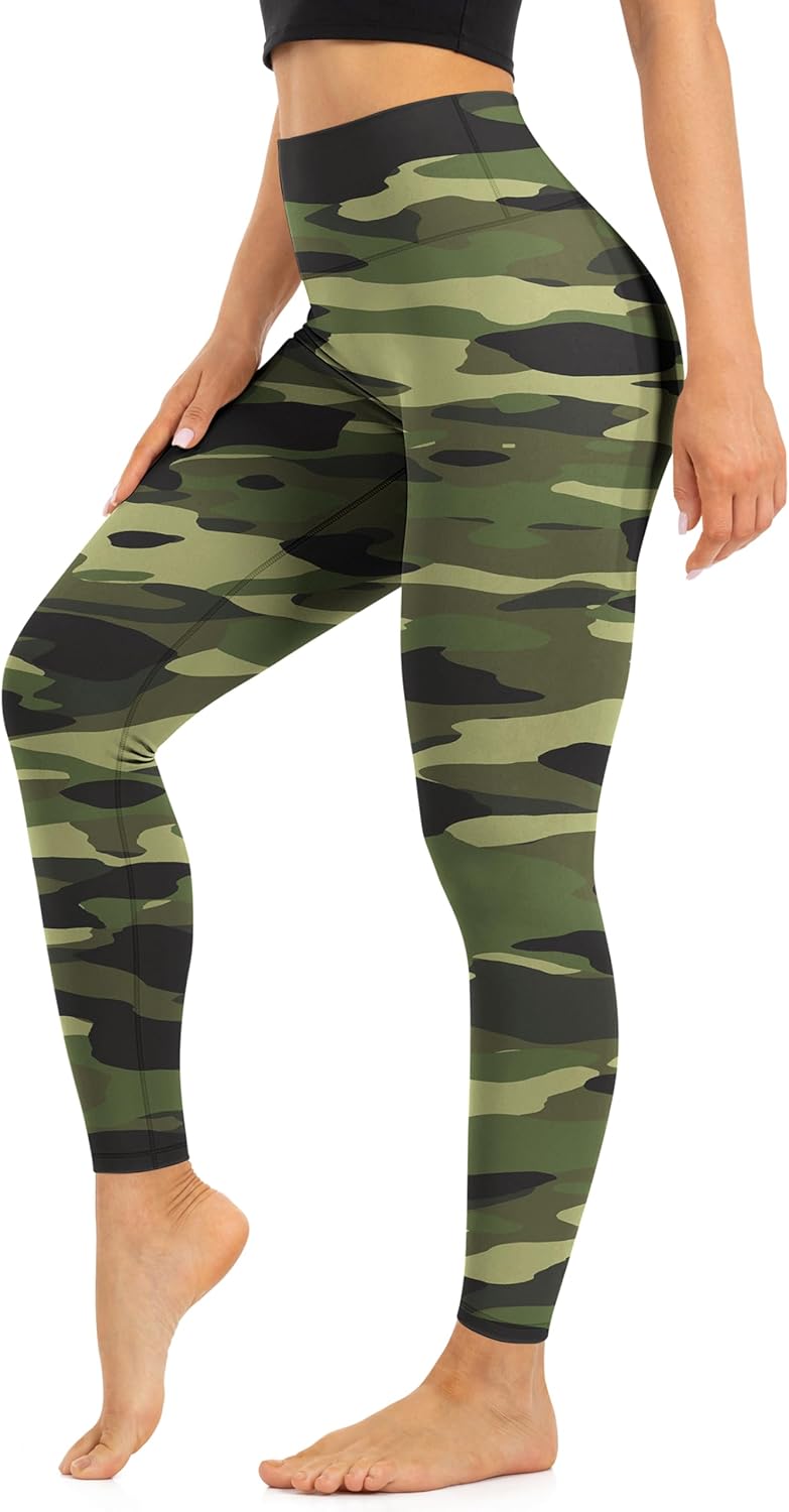 Blisset High Waist Leggings for Women - Opaque, Soft Tummy Control Athletic Pants for Yoga, Running, Workout and Gym