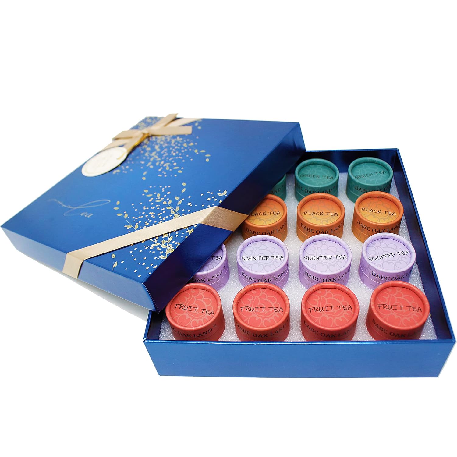 Paper Canned Gift Box Green Tea, Black Tea, Herbal Tea