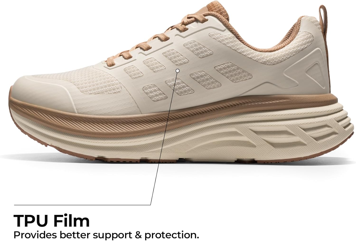 NORTIV 8 Women's Walking Shoes Cushion Running Tennis Shoes ActiveFloat Non-Slip Comfortable Breathable Workout Gym Sports Athletic Fashion Sneakers - Image 6