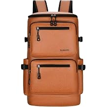 Travel Backpack For Business,Portable Travel Backpack,Lightweight Large Compartment Backpack, School Weekend Day Bag Brown,Large