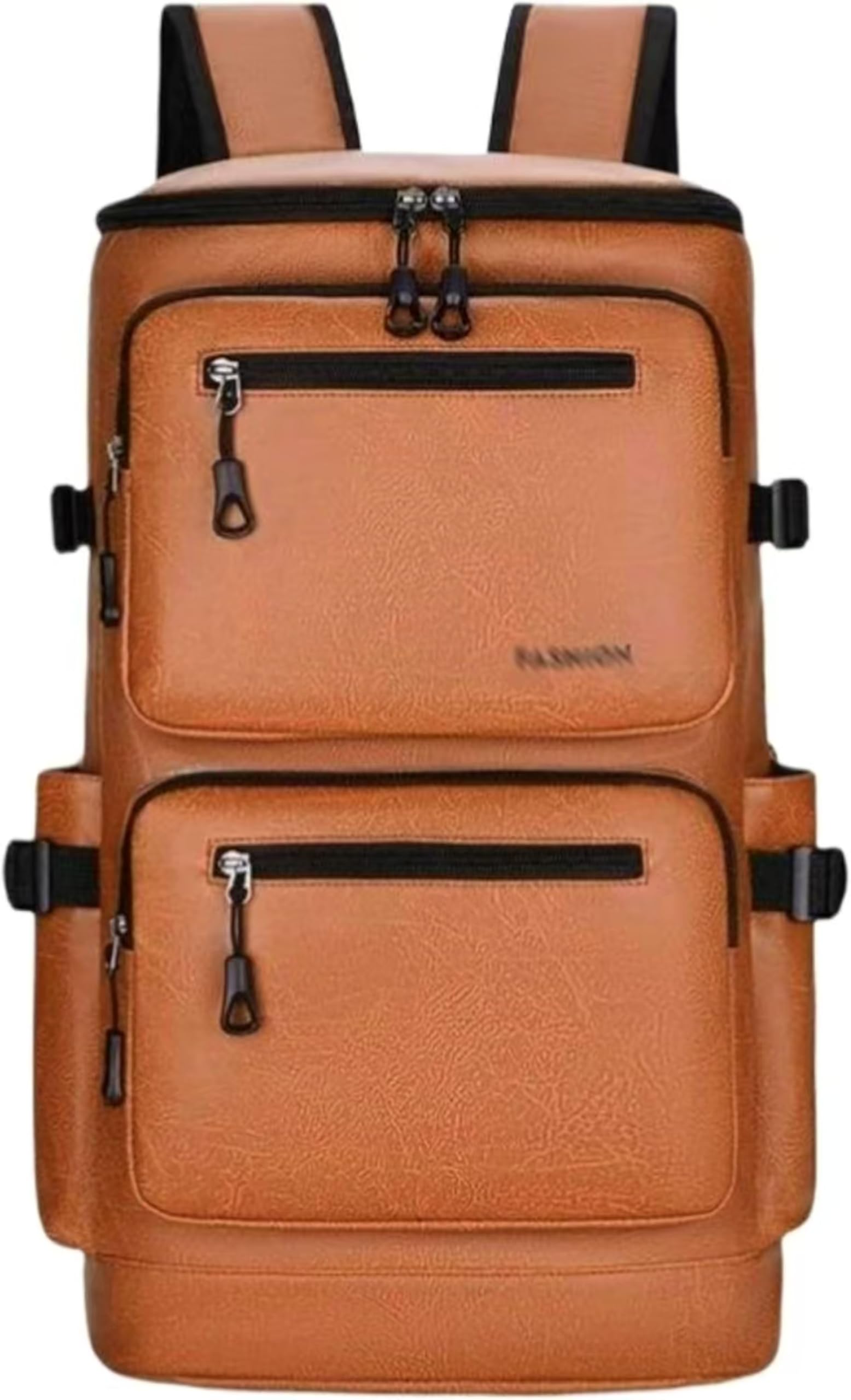 CYLYWJD Travel Backpack For Business,Portable Travel Backpack,Lightweight Large Compartment Backpack, School Weekend Day Bag (Brown,Large)