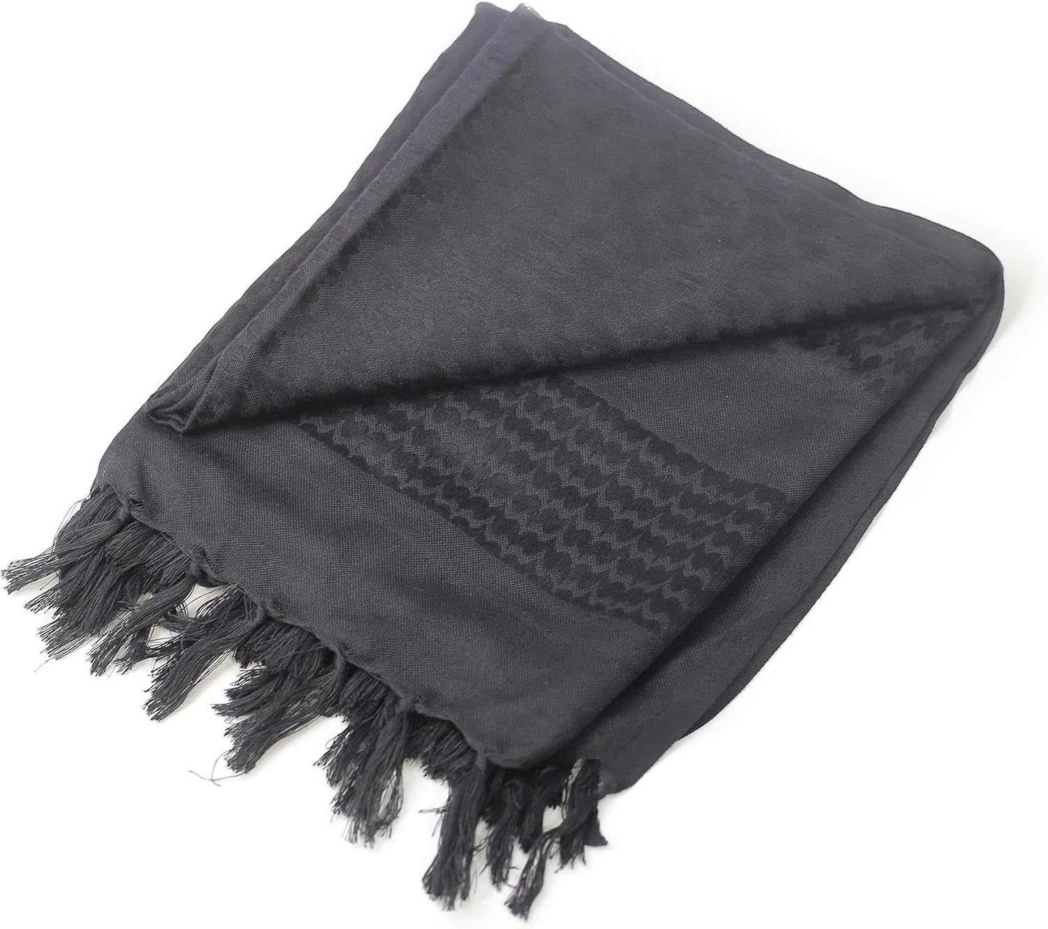 Military Shemagh Keffiyeh Tactical Desert Scarf 43"x 43" Land Cotton Neck Head Wrap with Tassel for Men Women - Image 4