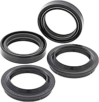 Vista 1 de All Balls Racing 56-132 Fork & Dust Seal Kit Compatible with/Replacement for Buell, Honda, Suzuki, Yamaha