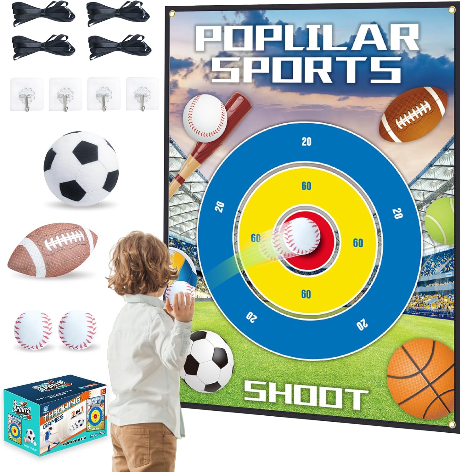 3-in-1 Soccer Football Baseball Gifts-Indoor Outdoor Liberia Ubuy