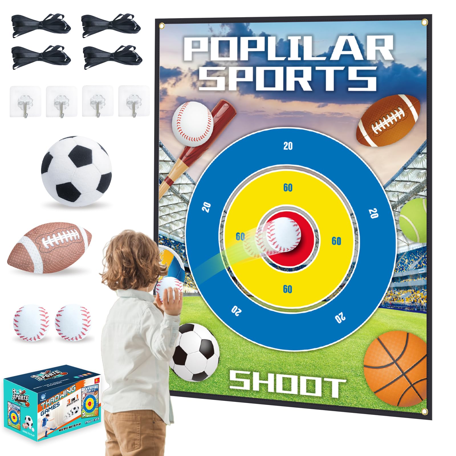 In Soccer Football Baseball Gifts Indoor Outdoor Backyard