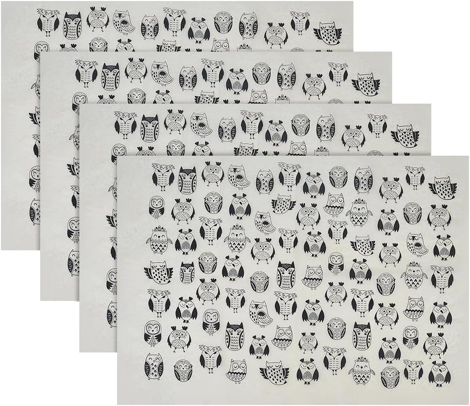 OLYCRAFT 4 Sheets Animal Farm Ceramic Clay Transfer Paper Ceramic Decals 21x15 Inch Porcelain Underglaze Transfers Decals Pottery Underglaze Paper for Pottery Enamel Decal - 0.1mm Thick