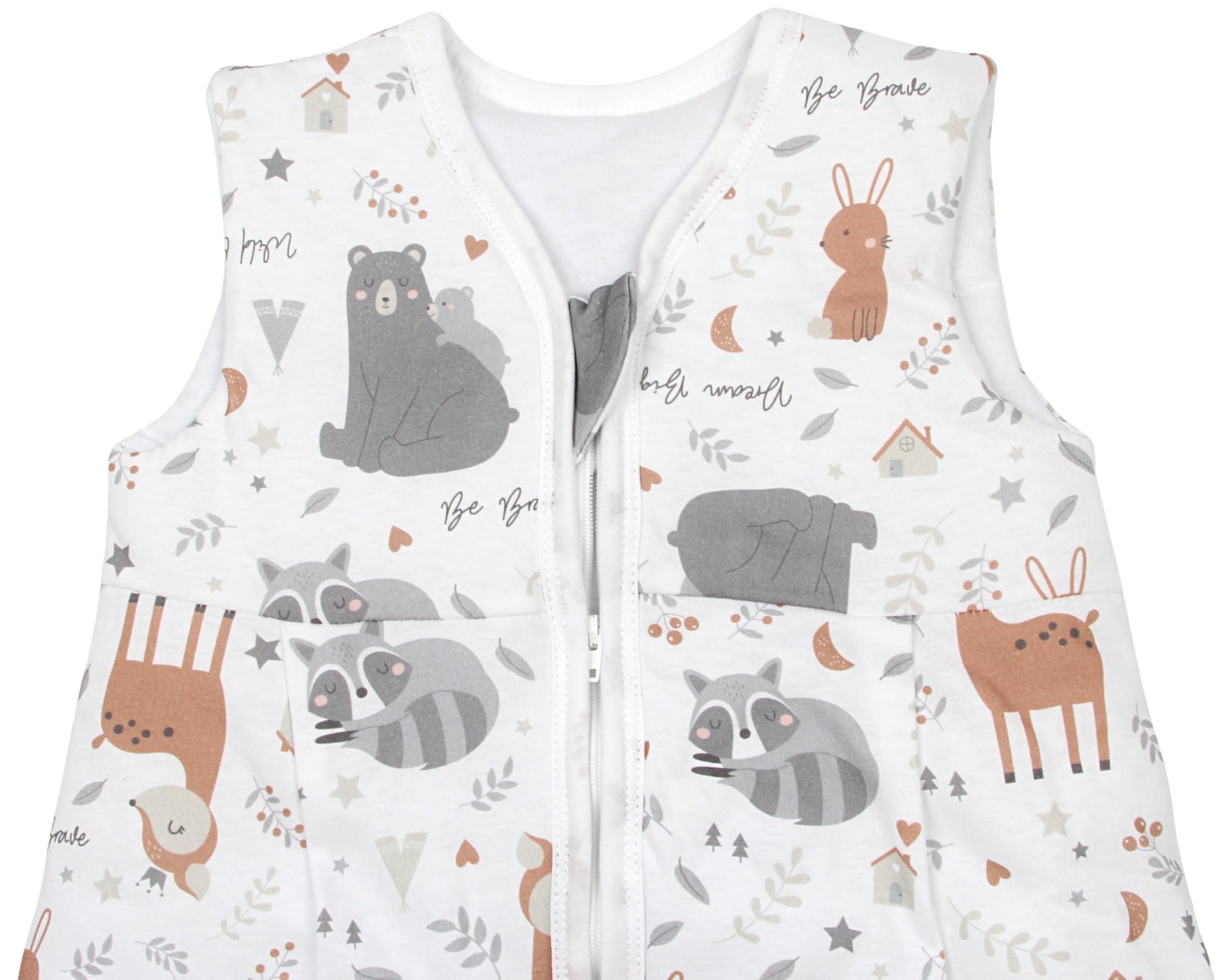 TupTam Sacco Nanna 2.5 TOG – Sacco Nanna Neonato Tutto l’Anno in Cotone OEKO-TEX, Traspirante e Morbido