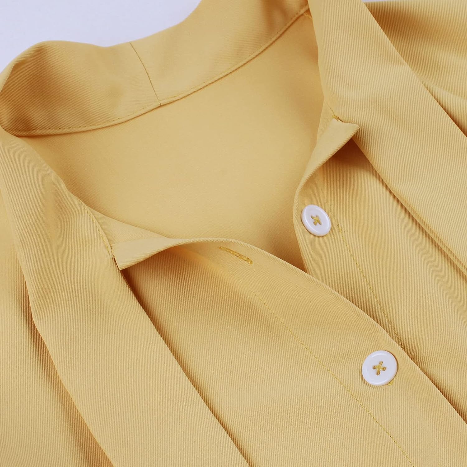 1950s Dresses for Women Vintage Rockabilly Retro Short Sleeve Tie Midi Dress Cocktail Party Evening Prom Gown - Image 2