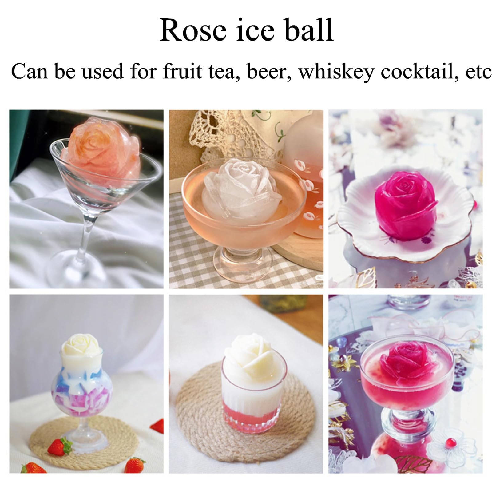 Moule à Café Et Chocolat En Silicone, 15 Cavités, Fleur, Rose, Gâteau Au Chocolat, Savon, Plateaux à Glace, Moule De Cuisson, Outils De Décoration De Gâteaux