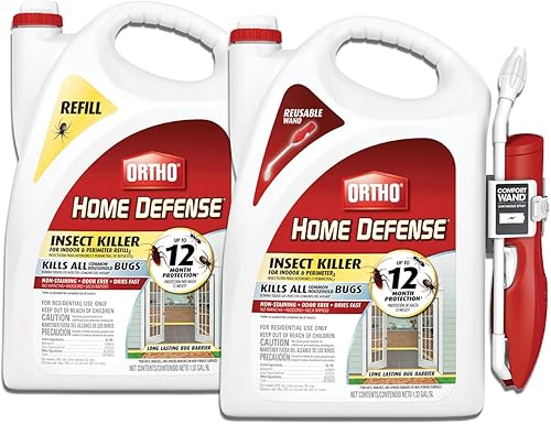 Miniatura 17 de Ortho Home Defense - Insecticida para interiores y perímetros2, con cómoda varita, controla hormigas, cucarachas, arañas y más, 1.33 galones
