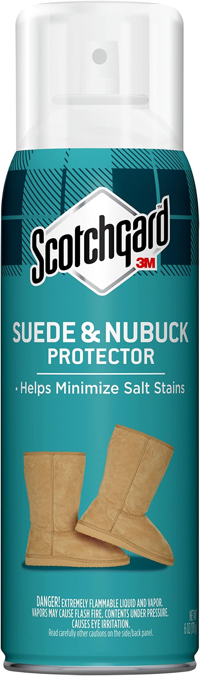 Scotchgard Nubuck & Suede Leather Protector Spray, Suede Spray for Footwear and Accessories, Leather Protectant Spray, 6 Oz