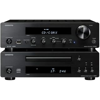 Onkyo PHA-1045 (B) système compact CD HiFi (70 watts / canal, radio FM / AM, CD-R / RW, MP3 / WMA, Apple iPod USB, Digital IN, phono, Sub Preout) noir - Les Beatles, Paul McCartney, John Lennon, RIngo Starr, George Harrison