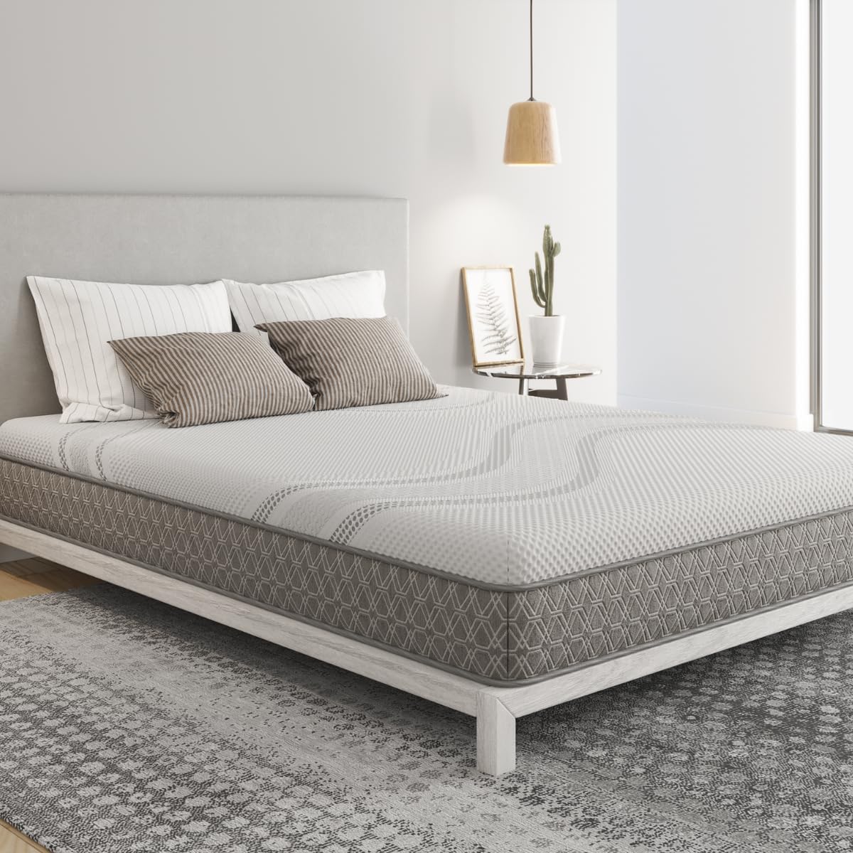 Gale Orthopedic Twin Mattress | 12" Medium-Firm Memory Foam Mattress | Graphene Cooling Mattress in a Box