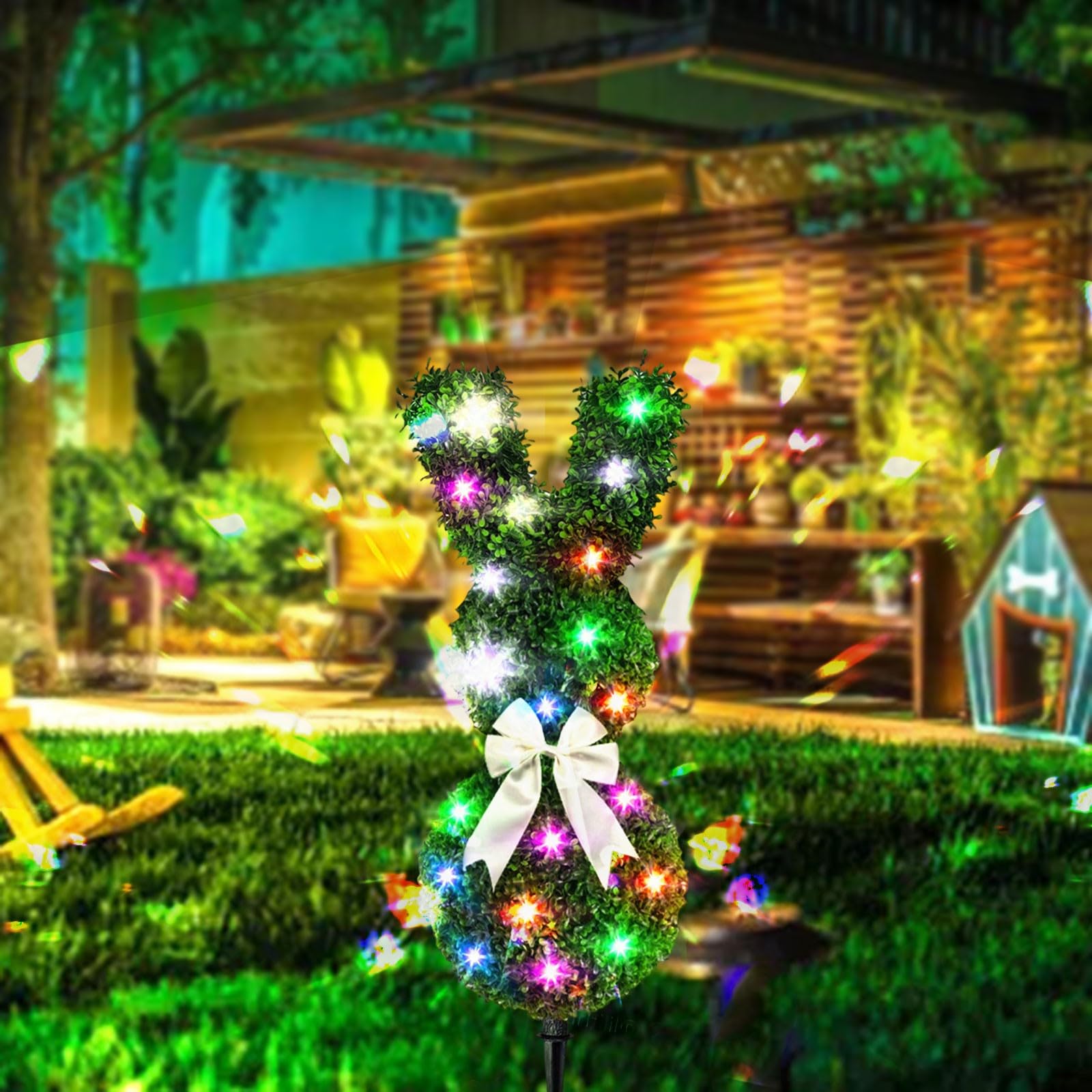 Buchsbaum Knstlich Hase Osterdeko Outdoor Gro Gartenstecker Modern Ostern  Frhling Deko fr Drauen Garten Hasen Deko Osterhase Frhlingdeko  Osterdekoration Easter Decoration Outdoor XXL (mit Licht) : Amazon.de:  Garten