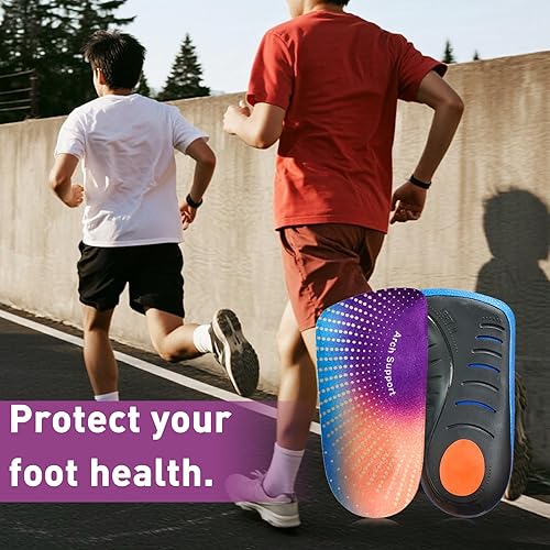 Miniatura 5 de Plantillas ortopédicas 34 para zapatos para hombres y mujeres, soporte de arco alto, insertos de zapatos para fascitis plantar, pies planos,