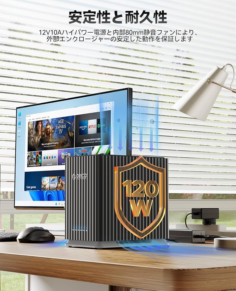 ORICO Type-C HDDケース 5台 22TB*5 USB 3.1 Amazon.co.jp