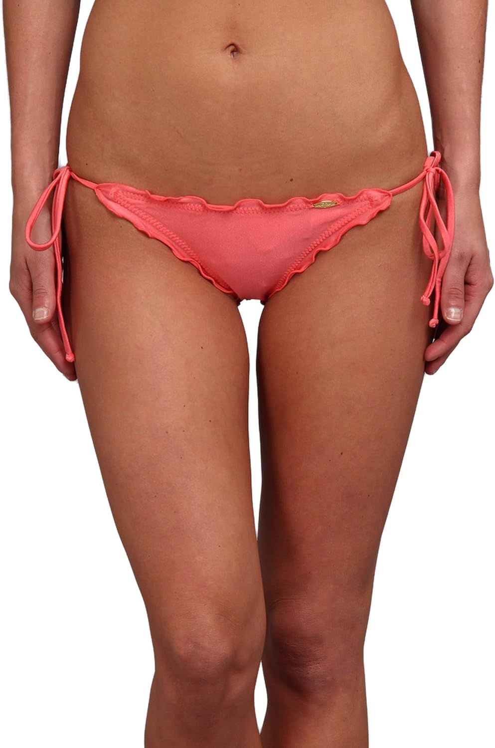 Luli Fama Women's Cosita Buena Wavy Tie-Side Brazilian Bikini Bottom