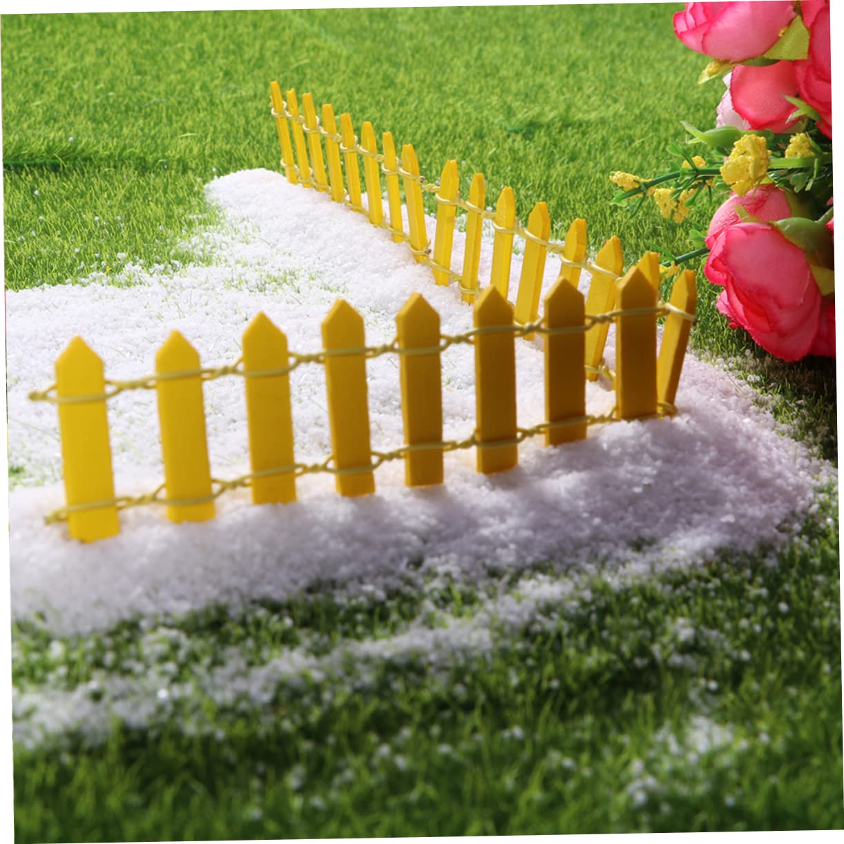 Recinzione Legno Per Giardino 11 Pezzi - Staccionata Decorativa Per Piante E Vasi - Foto 11