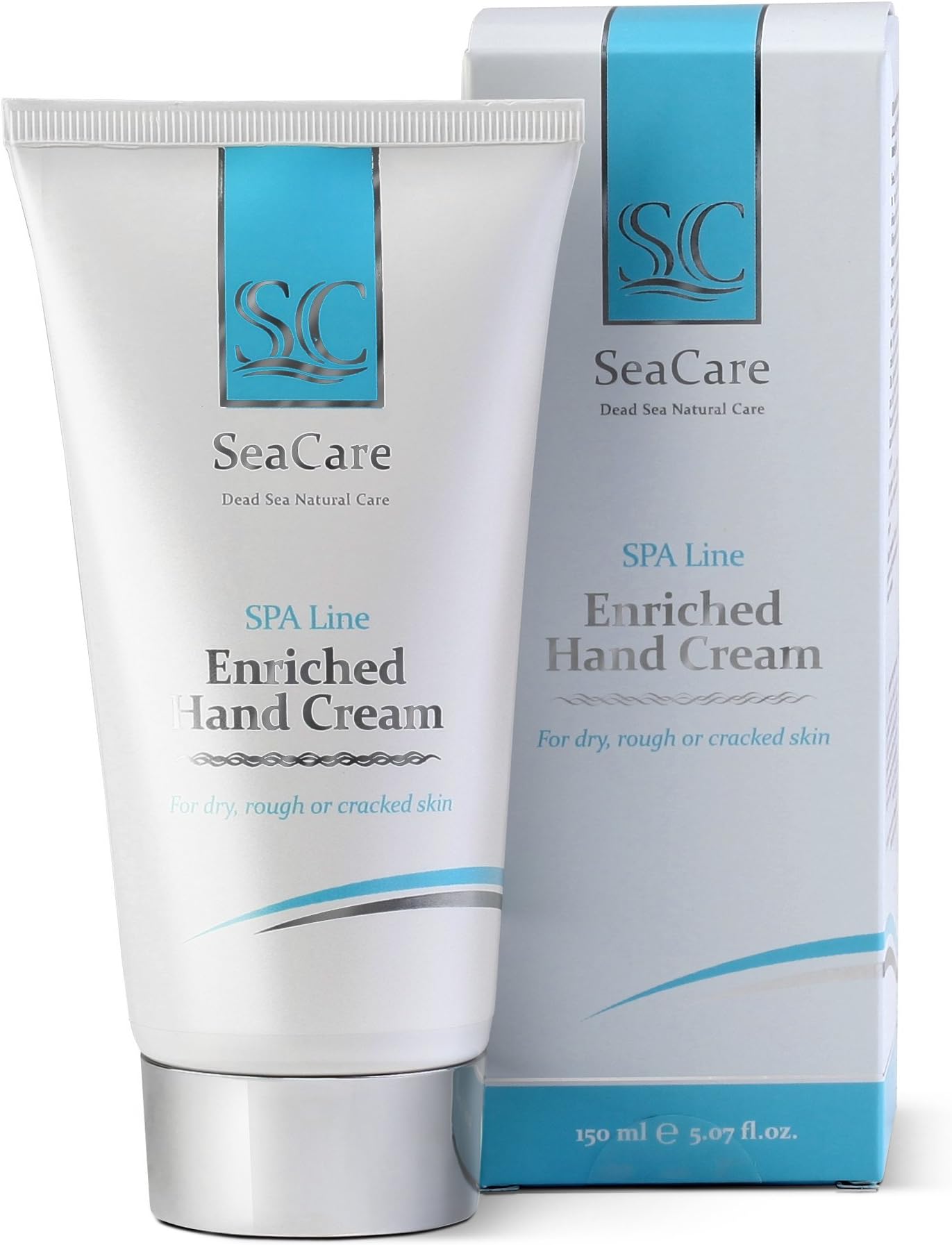 HAND CREAM by SeaCare - with SHEA BUTTER - ALOE VERA MOISTURISER LOTION - for DRY HANDS (150ml)