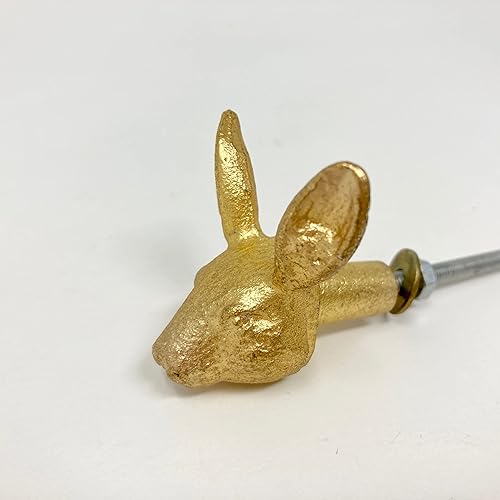 Miniatura 6 de Manijas de puerta de armario de oro antiguo de oro antiguo, manijas de hierro hechas a mano de metal para puerta de armario, tiradores de cajón (1