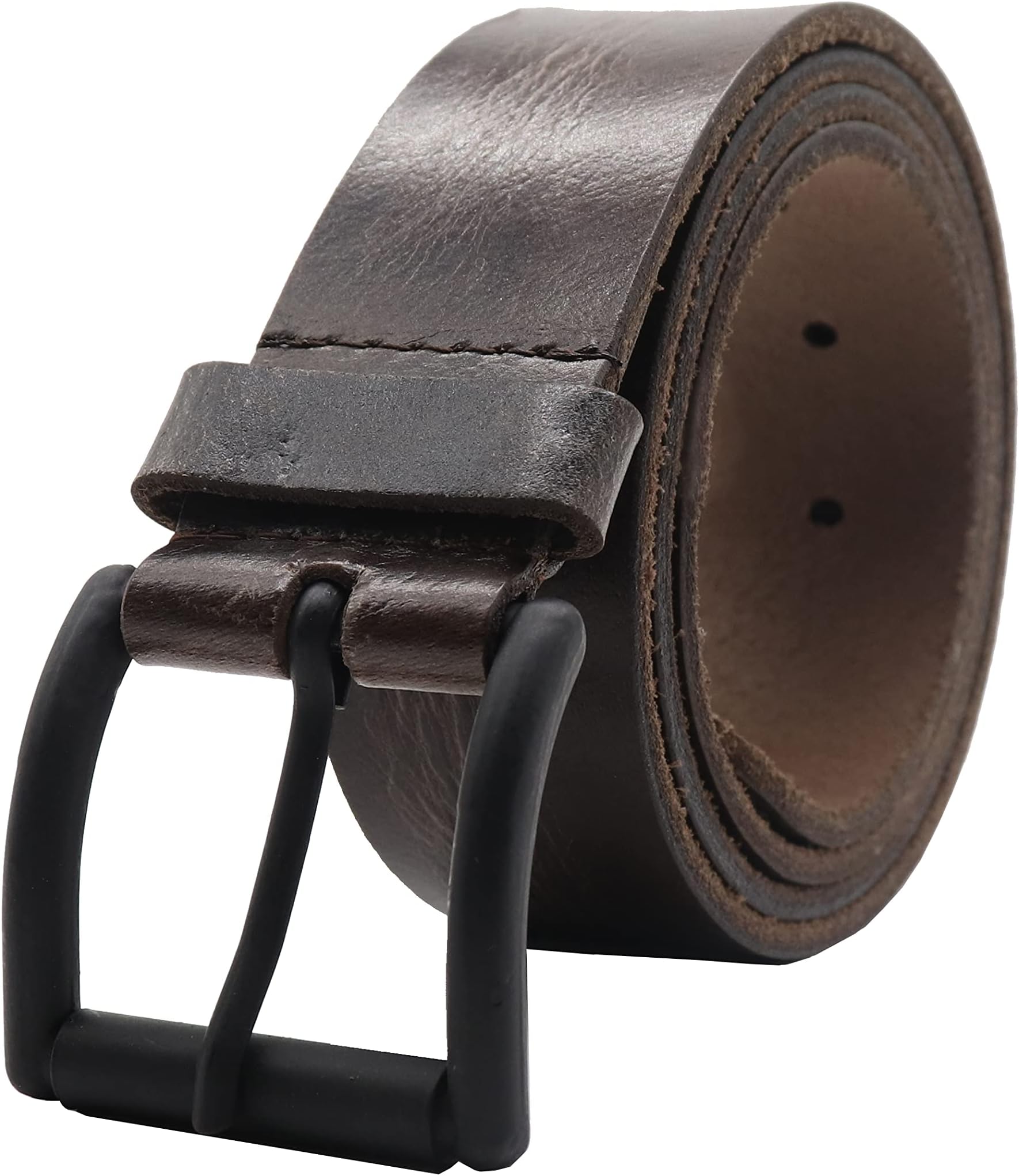 Hunter Leather Belt for Men, Handmade Mens Belt for Jeans, Work or Casual Wear Cowboy Style