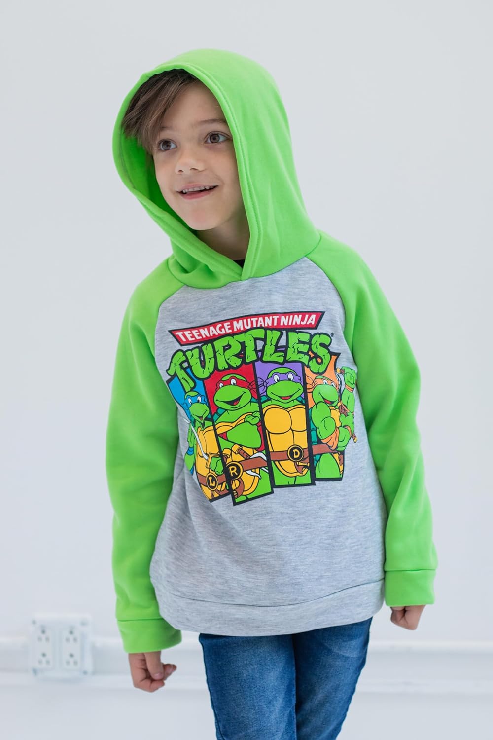 Teenage Mutant Ninja Turtles Fleece Pullover Hoodie Toddler to Big Kid Sizes (2T - 18-20) - Image 3