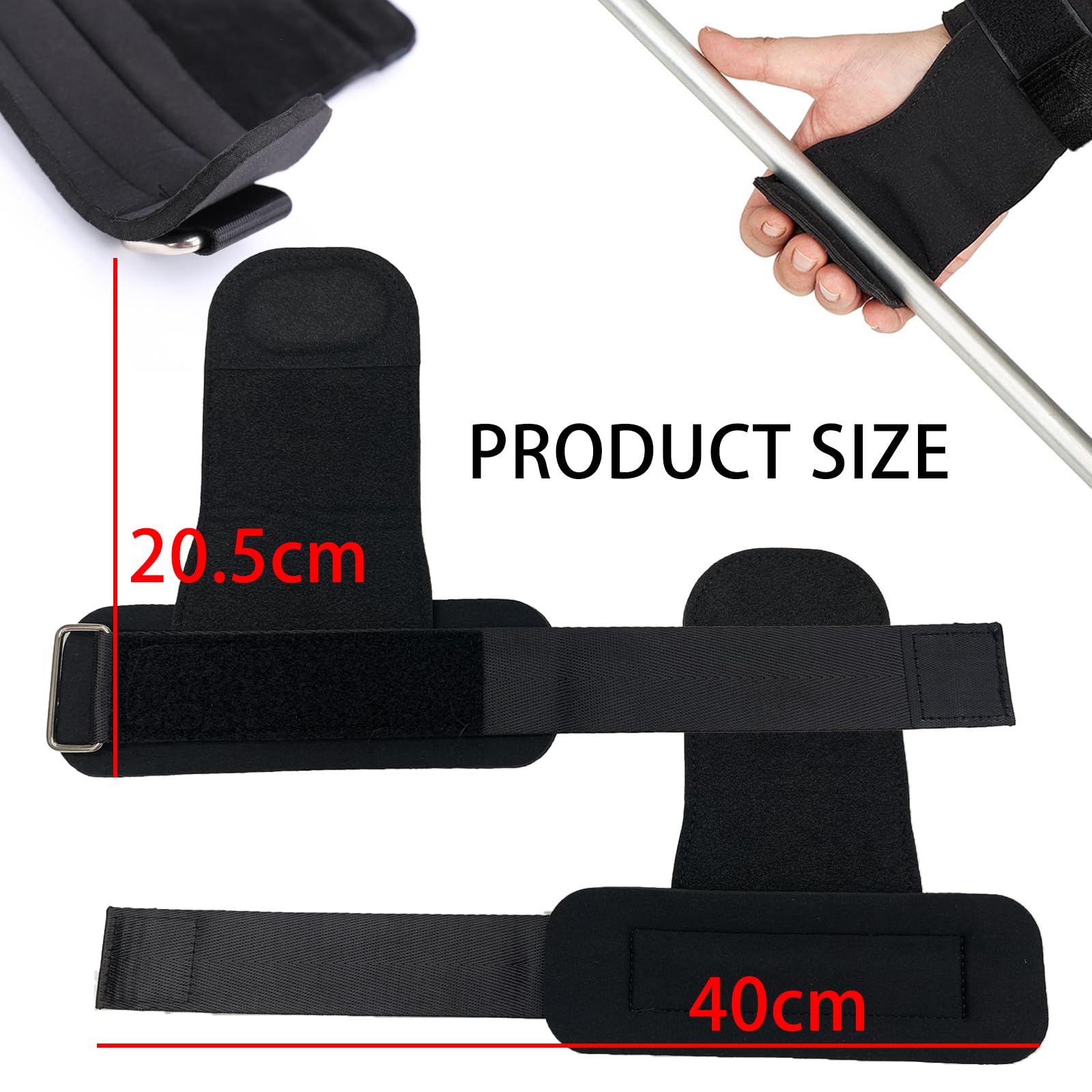 RDX Straps Palestra, Cinghie Sollevaento Pesi Fascette per Stacchi